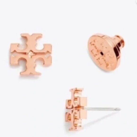 Tory Burch Kira Stud Earring in Rose Gold with Original Dust Bag - Picture 5 of 10